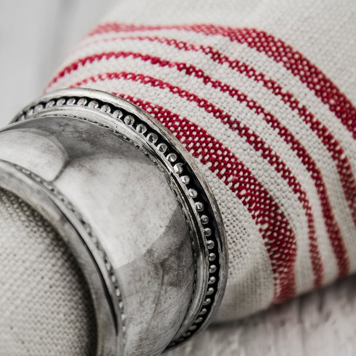 Oval Silver Napkin Ring