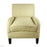 Peg Mist Houndstooth Poe Linen Upholstered Chair