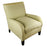 Peg Mist Houndstooth Poe Linen Upholstered Chair