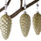 Pinecone Glass Ornament