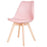 Pink Scandinavian Tulip Chair