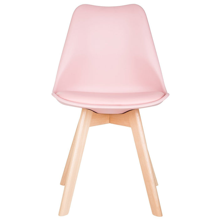 Pink Scandinavian Tulip Chair