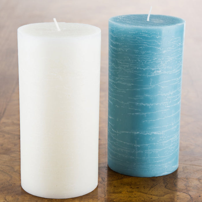 Pomax (50hr) Turquoise Pillar Candle