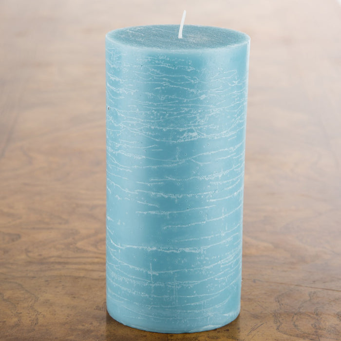 Pomax (50hr) Turquoise Pillar Candle
