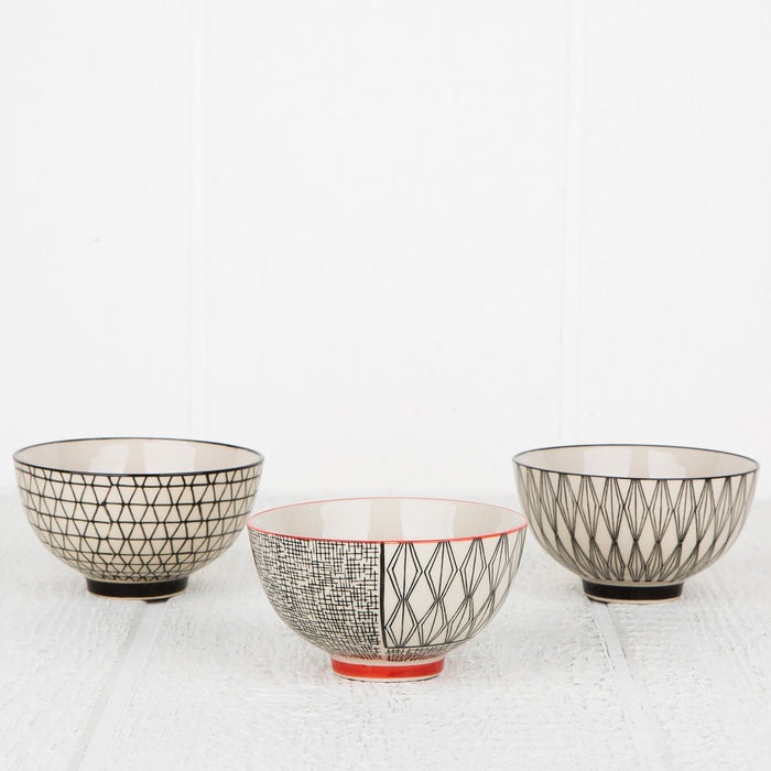 Porcelain Urban Rhythm Bowl