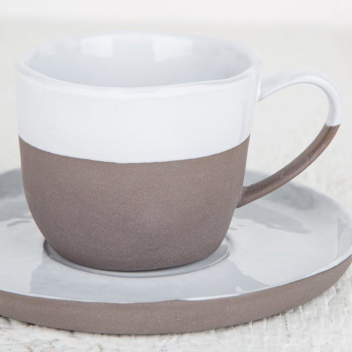 Primitive Cup and Saucer