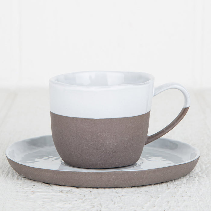 Primitive Cup and Saucer