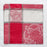 Red and Grey Capricho Linen Napkin  