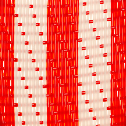 Red and White Mediterranean Bistro Chair (Stripe)