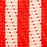 Red and White Mediterranean Bistro Chair (Stripe)