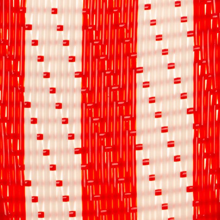 Red and White Mediterranean Bistro Chair (Stripe)