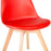 Red Scandinavian Tulip Chair