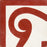 Red Wave Corner Carocim Tile (8" x 8") (Individual Tile)