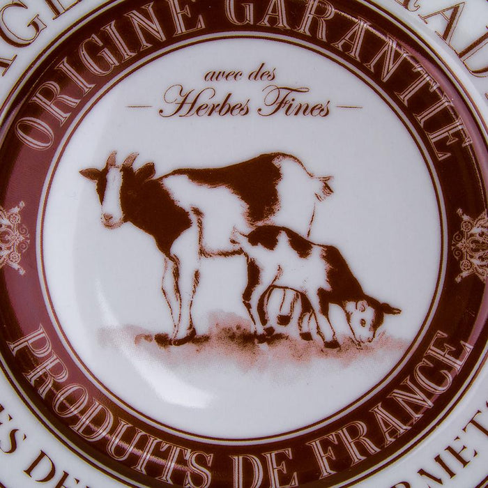 Rich Brown Avec des Herbes Fines Cheese Plate