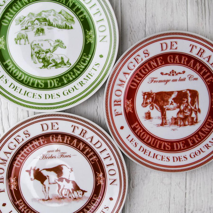 Rich Brown Avec des Herbes Fines Cheese Plate
