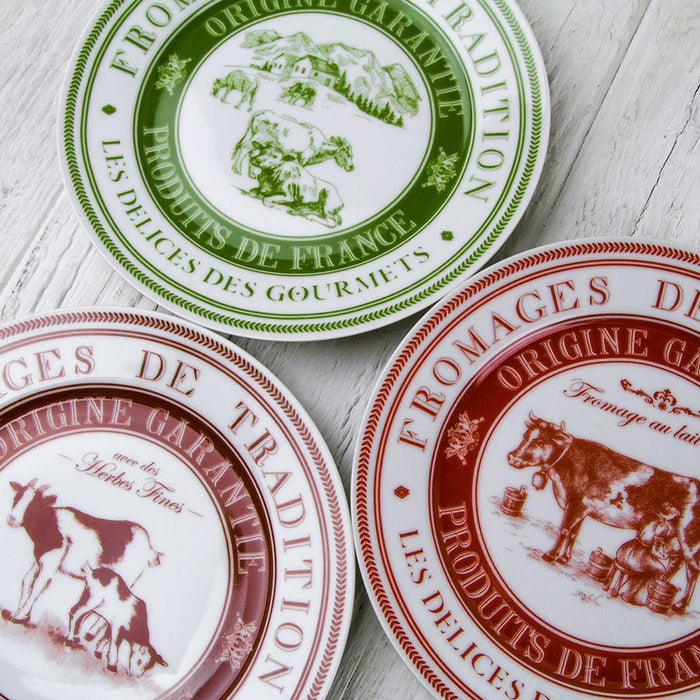 Rich Brown Avec des Herbes Fines Cheese Plate