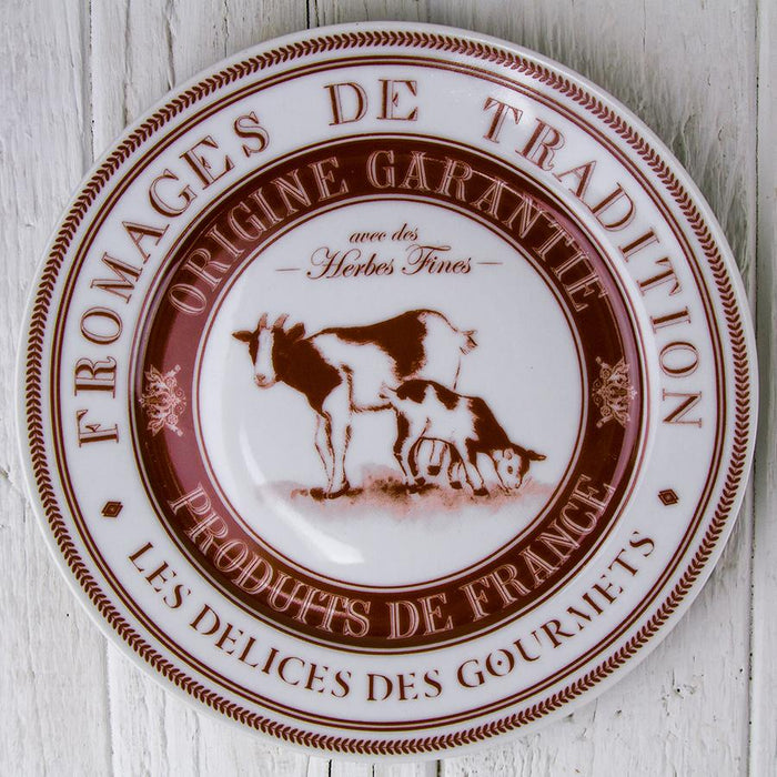 Rich Brown Avec des Herbes Fines Cheese Plate