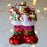 Santa Boots Shimmering Glass Ornament (4.5"h)