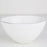 Silver Rimmed Ceramic Serving Bowl