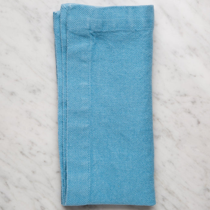 Sky Blue Crisp & Heavy Weight Pure 100% Linen Audimas Napkin (20") 