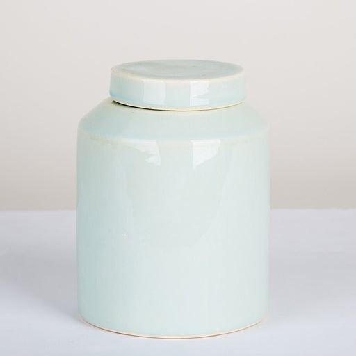 Small Light Blue Ceramic Pot