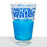 Tall “Water” Glass, Blue 