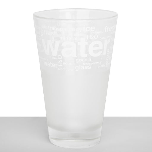Tall “Water” Glass, White 