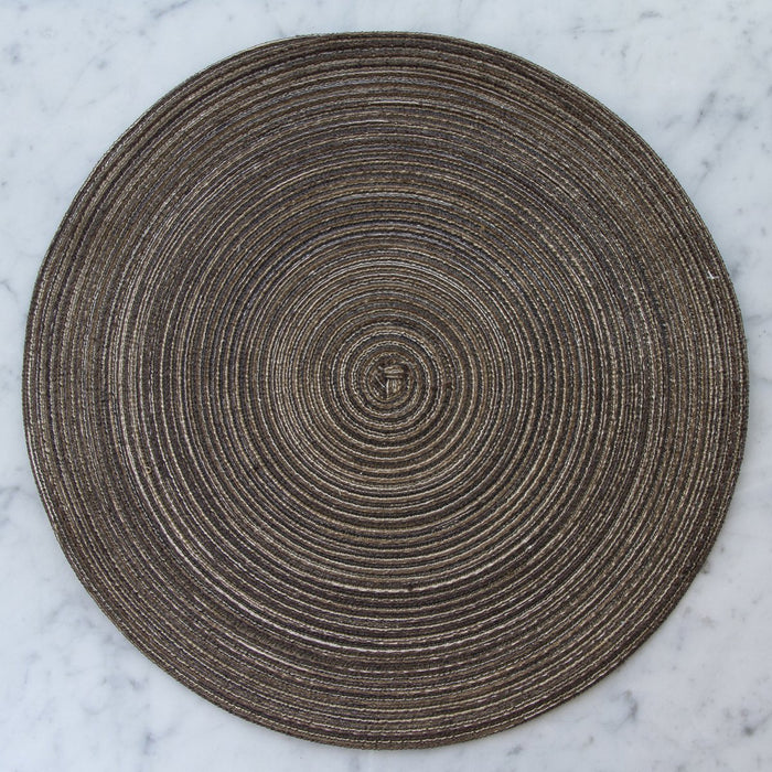 Taupe Round Placemat (15.25 Ø)