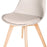Taupe Scandinavian Tulip Chair