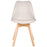 Taupe Scandinavian Tulip Chair