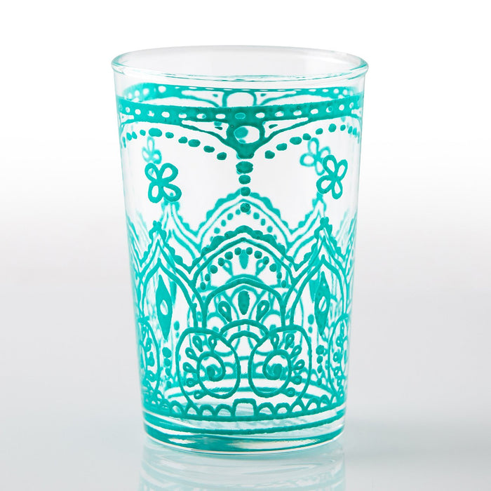 Teal Armelle Moroccan Tea Glass