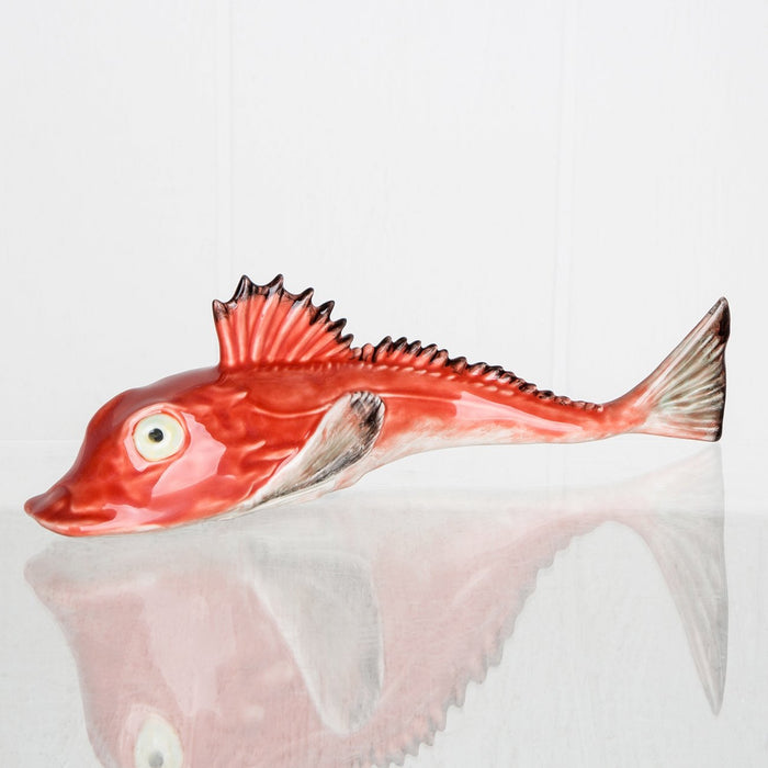 Tub Gurnard Earthenware Fish