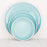 Turquoise 60's Dinner Plate 