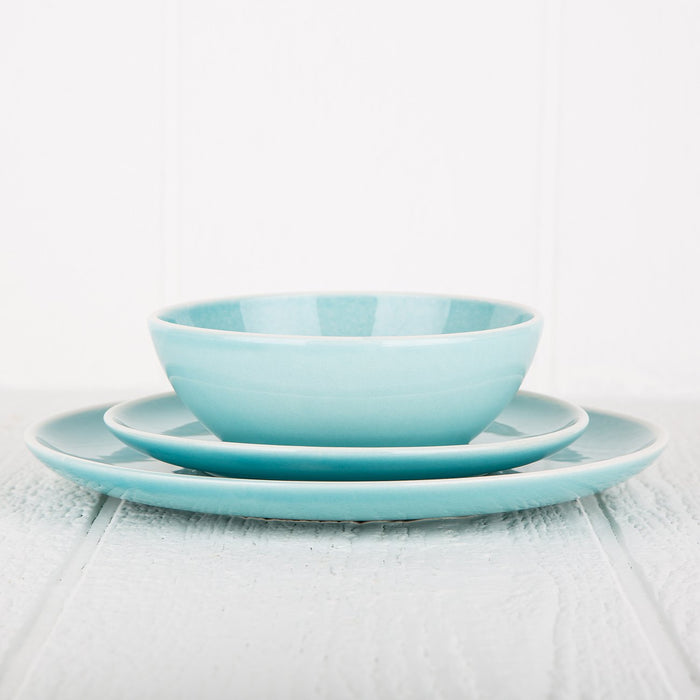 Turquoise 60's Dinner Plate 