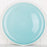 Turquoise 60's Dinner Plate 