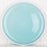 Turquoise 60's Dinner Plate 