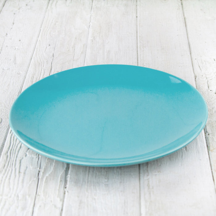 Turquoise Ceramic Alfa Dessert Plate (8.5"⌀)