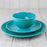 Turquoise Ceramic Alfa Dessert Plate (8.5"⌀)