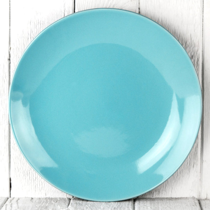 Turquoise Ceramic Alfa Dinner Plate (10.5"⌀)
