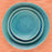 Turquoise Ceramic Dessert Plate