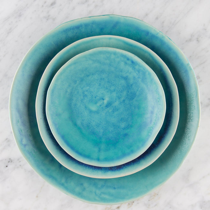 Turquoise Ceramic Dinner Plate
