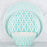 Turquoise Pattern Dessert Plate 