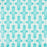 Turquoise Pattern Dessert Plate 