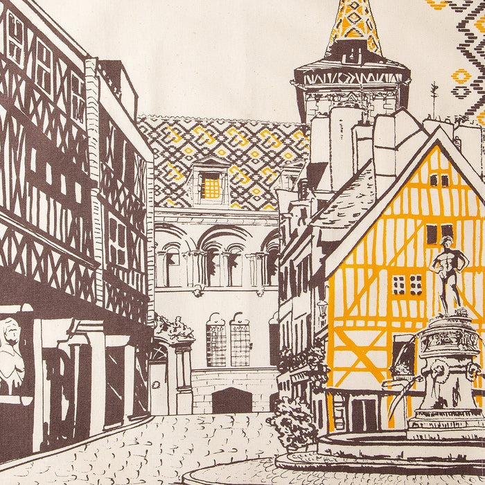 Ville De Dijon 100% Cotton Tea Towel