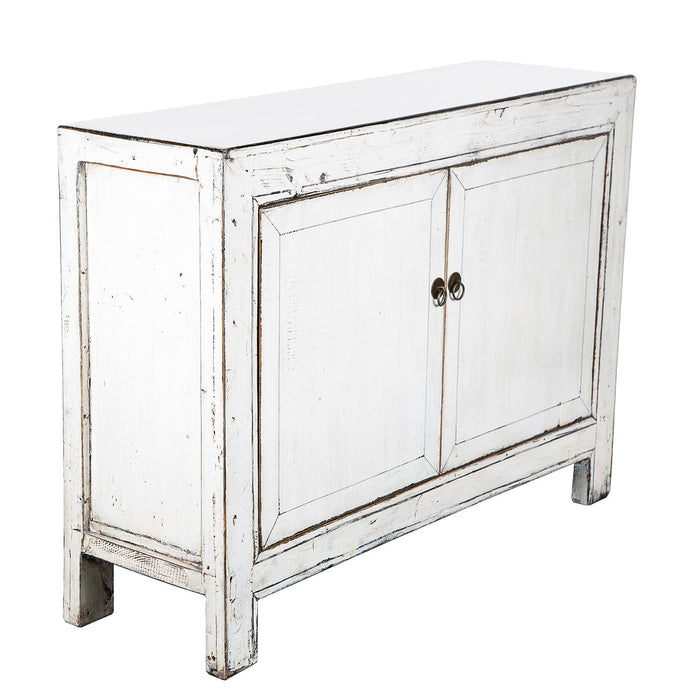 White 2-Door Cabinet  