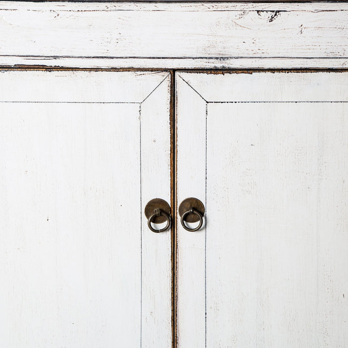 White 2-Door Cabinet  