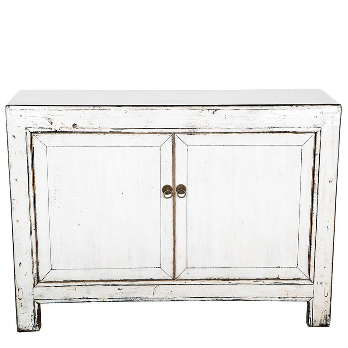White 2-Door Cabinet  