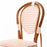 White and Pink Mediterranean Bistro Chair (16 Ligne)