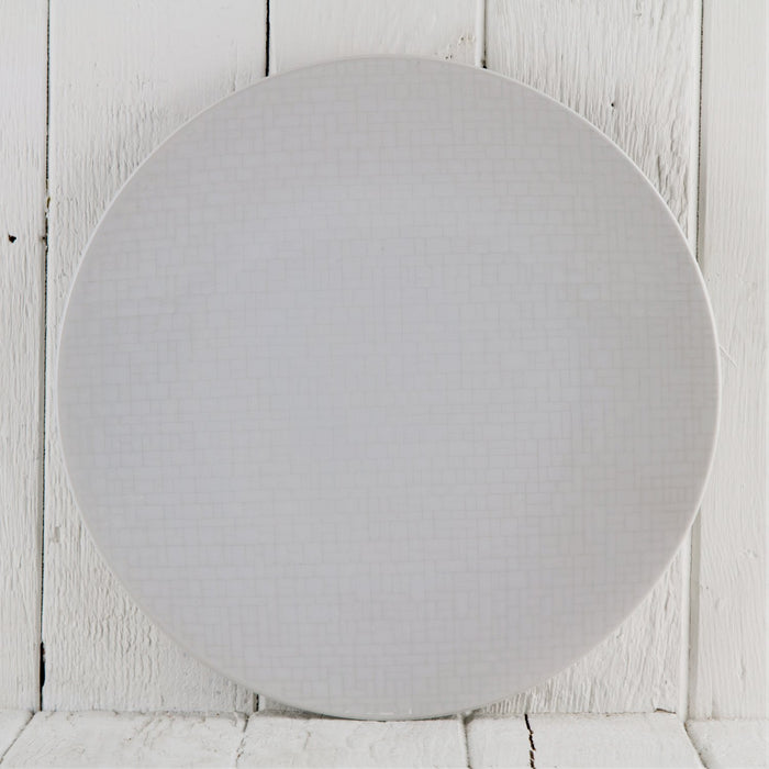 White Brick Dinner Plate