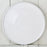 White Ceramic Dinner Plate